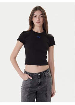 Hugo T-Shirt Baby 50510749 Czarny Slim Fit ze sklepu MODIVO w kategorii Bluzki damskie - zdjęcie 187359350