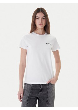 KARL LAGERFELD T-Shirt A1W17019 Biały Regular Fit ze sklepu MODIVO w kategorii Bluzki damskie - zdjęcie 187359364