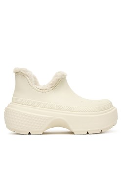 Crocs Śniegowce Stomp Lined Shorty Boot 210673 Écru ze sklepu MODIVO w kategorii Śniegowce damskie - zdjęcie 187359391