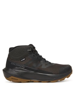 Salomon Trekkingi Elixir Tour Mid Waterproof L47577800 Brązowy ze sklepu MODIVO w kategorii Buty trekkingowe męskie - zdjęcie 187359414