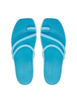 Crocs Japonki Miami Frosted Toe Loop 211253 Niebieski ze sklepu MODIVO w kategorii Klapki damskie - zdjęcie 187359422