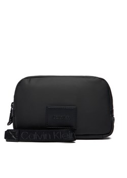 Calvin Klein Saszetka Puffer Utility Zip Puch LV04D1114G Czarny ze sklepu MODIVO w kategorii Torby męskie - zdjęcie 187359430