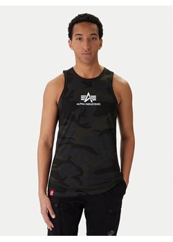 Alpha Industries Tank top Basci Camo 126566C Szary Regular Fit ze sklepu MODIVO w kategorii T-shirty męskie - zdjęcie 187359440