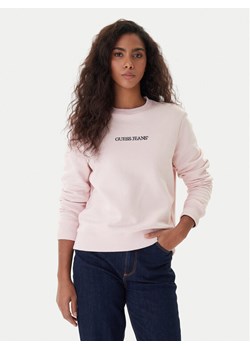 Guess Jeans Bluza W4YQ10 KC811 Różowy Classic Fit ze sklepu MODIVO w kategorii Bluzy damskie - zdjęcie 187359443