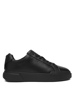 Calvin Klein Sneakersy Chunky Cupsole Laceup Lth Bt Aop HM0HM02070 Czarny ze sklepu MODIVO w kategorii Buty sportowe męskie - zdjęcie 187359450