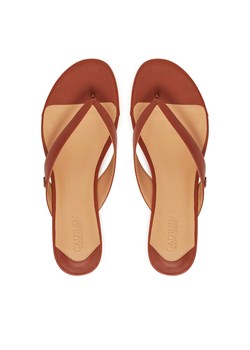 LAUREN RALPH LAUREN Japonki Francesca 802966841002 Brązowy ze sklepu MODIVO w kategorii Klapki damskie - zdjęcie 187359454