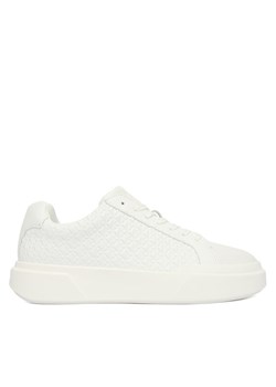 Calvin Klein Sneakersy Chunky Cupsole Laceup Lth Aop YW0YW02058 Czarny ze sklepu MODIVO w kategorii Buty sportowe damskie - zdjęcie 187359460