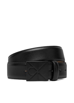 Calvin Klein Pasek Męski Emblem Plaque Smooth 35Mm LV04D7046G Czarny ze sklepu MODIVO w kategorii Paski męskie - zdjęcie 187359484