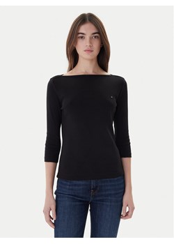 Tommy Hilfiger Bluzka New Cody WW0WW40589 Czarny Slim Fit ze sklepu MODIVO w kategorii Bluzki damskie - zdjęcie 187359490