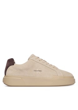 Calvin Klein Sneakersy Chunky Cupsole Laceup Su YM0YM01453 Beżowy ze sklepu MODIVO w kategorii Buty sportowe męskie - zdjęcie 187359502