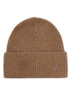 Calvin Klein Czapka Chunky K60K612873 Beżowy ze sklepu MODIVO w kategorii Czapki zimowe damskie - zdjęcie 187359510