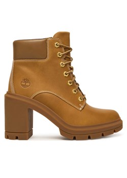 Timberland Botki Allington Heights Mid Lace Up TB0A2CKCEN11 Brązowy ze sklepu MODIVO w kategorii Botki - zdjęcie 187359521