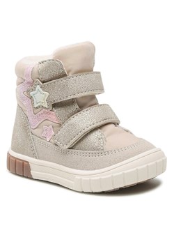 Nelli Blu Kozaki AVO-505-070 Beżowy ze sklepu MODIVO w kategorii Buty zimowe dziecięce - zdjęcie 187359543