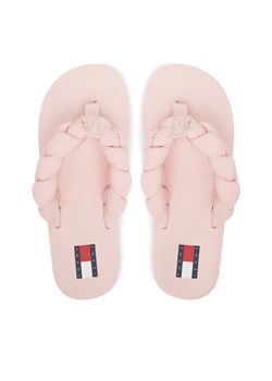 Tommy Jeans Japonki Braided Thong Beach Sandal EN0EN02877 Różowy ze sklepu MODIVO w kategorii Klapki damskie - zdjęcie 187359562
