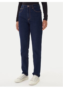 Guess Jeansy W2YA21 D4NH4 Granatowy Tapered Leg ze sklepu MODIVO w kategorii Jeansy damskie - zdjęcie 187359622