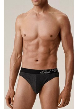 Atlantic 3-pack slipy męskie sport 3MP-209-SZMC/CEMC/BRM, Kolor brązowo-szary, Rozmiar XL, ATLANTIC ze sklepu Primodo w kategorii Majtki męskie - zdjęcie 187360664