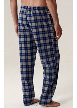 Atlantic spodnie piżamowe w kratkę NMB-045-SZARY, Kolor szary-wzór, Rozmiar L, ATLANTIC ze sklepu Primodo w kategorii Piżamy męskie - zdjęcie 187360674