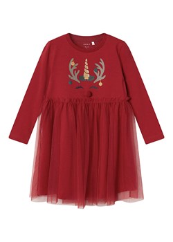 name it Sukienka &quot;Rjul&quot; w kolorze czerwonym ze sklepu Limango Polska w kategorii Sukienki dziewczęce - zdjęcie 187361163