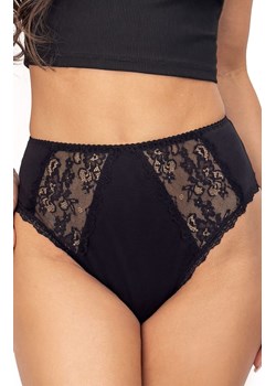 Donna figi damskie z wysokim stanem czarne 246, Kolor czarny, Rozmiar S, Donna ze sklepu Intymna w kategorii Majtki damskie - zdjęcie 187361253