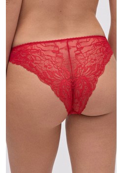 Figi damskie brazyliany koronkowe czerwone CHRISTMAS 10797, Kolor czerwony, Rozmiar L, YSABEL MORA ze sklepu Intymna w kategorii Majtki damskie - zdjęcie 187361322