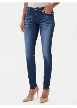 Guess Jeansy Annette W2YA99 D4Q03 Granatowy Skinny Fit ze sklepu MODIVO w kategorii Jeansy damskie - zdjęcie 187362623
