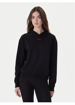 Hugo Bluza 50490594 Czarny Relaxed Fit ze sklepu MODIVO w kategorii Bluzy damskie - zdjęcie 187362624