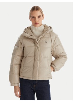 Calvin Klein Jeans Kurtka zimowa LV047D505G Beżowy Relaxed Fit ze sklepu MODIVO w kategorii Kurtki damskie - zdjęcie 187362672