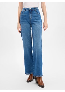Opus Dżinsy o szerokim kroju - Mivy Kobiety Bawełna blue stone jednolity ze sklepu vangraaf w kategorii Jeansy damskie - zdjęcie 187363051