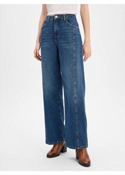 Opus Dżinsy o szerokim kroju - Mivy Kobiety Bawełna blue stone jednolity ze sklepu vangraaf w kategorii Jeansy damskie - zdjęcie 187363052