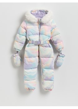 Reserved - Kolorowy kombinezon z rękawiczkami - wielobarwny ze sklepu Reserved w kategorii Kombinezony dziewczęce - zdjęcie 187363500