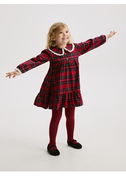 Reserved - Sukienka w kratę - wielobarwny ze sklepu Reserved w kategorii Sukienki dziewczęce - zdjęcie 187363713