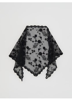 Reserved - Koronkowy szal - czarny ze sklepu Reserved w kategorii Szaliki i chusty damskie - zdjęcie 187363742