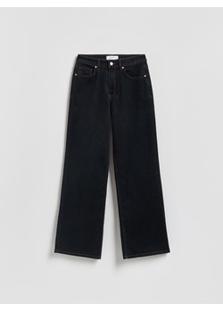 Reserved - Jeansy wide leg - czarny ze sklepu Reserved w kategorii Jeansy damskie - zdjęcie 187363921