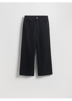 Reserved - Jeansy culotte - czarny ze sklepu Reserved w kategorii Jeansy damskie - zdjęcie 187363973