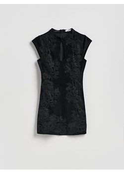 Reserved - Sukienka mini ze zdobieniem - czarny ze sklepu Reserved w kategorii Sukienki - zdjęcie 187364050