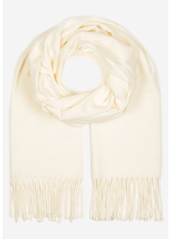 Kremowy Szalik Michfyndar ze sklepu renee.pl w kategorii Szaliki i chusty damskie - zdjęcie 187364103