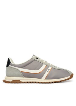 Sneakersy BOSS Zayn 50562818 Szary ze sklepu eobuwie.pl w kategorii Buty sportowe męskie - zdjęcie 187364732
