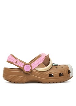 Crocs Klapki Toddler Classic IAM Horse Clog 211371 Brązowy ze sklepu MODIVO w kategorii Klapki dziecięce - zdjęcie 187365271