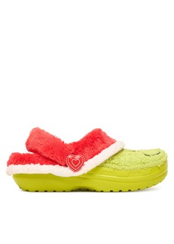 Crocs Klapki Classic Grinch 211689 Zielony ze sklepu MODIVO w kategorii Klapki dziecięce - zdjęcie 187365294