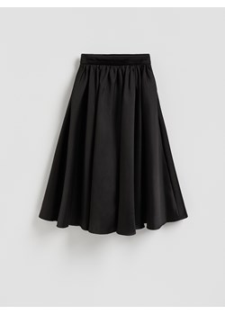 Reserved - Rozkloszowana spódnica midi - czarny ze sklepu Reserved w kategorii Spódnice - zdjęcie 187366171