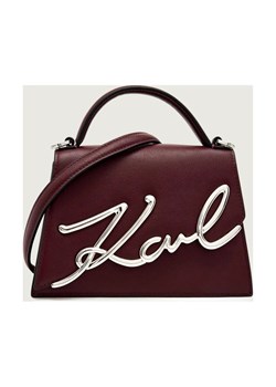 Karl Lagerfeld Skórzany kuferek k/signature 2.0 ze sklepu Gomez Fashion Store w kategorii Kuferki - zdjęcie 187366533