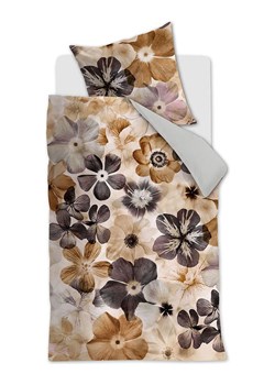 Beddinghouse Komplet pościeli satynowej &quot;Jane&quot; w kolorze beżowo-fioletowym ze sklepu Limango Polska w kategorii Pościele - zdjęcie 187367780