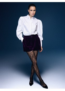 Mohito - Welurowe szorty - ciemny fiolet ze sklepu Mohito w kategorii Szorty - zdjęcie 187369170