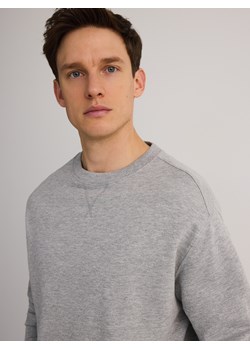 Reserved - Bawełniana bluza oversize - jasnoszary ze sklepu Reserved w kategorii Bluzy męskie - zdjęcie 187369381