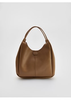 Reserved - Torebka hobo - beżowy ze sklepu Reserved w kategorii Torebki damskie - zdjęcie 187369522