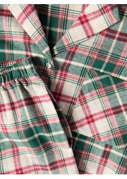 Reserved - Flanelowa piżama w kratkę - zielony ze sklepu Reserved w kategorii Piżamy damskie - zdjęcie 187369871