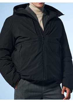 Sinsay - Kurtka puffer z kapturem - czarny ze sklepu Sinsay w kategorii Kurtki męskie - zdjęcie 187370292