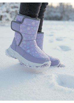 Sinsay - Pikowane śniegowce z ocieplanym futerkiem - różowy ze sklepu Sinsay w kategorii Buty zimowe dziecięce - zdjęcie 187370302