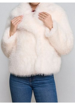 Sinsay - Sztuczne futro - kremowy ze sklepu Sinsay w kategorii Futra damskie - zdjęcie 187370303