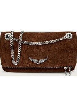 Zadig&Voltaire Torebka na ramię ROCK II | zamsz ze sklepu Gomez Fashion Store w kategorii Kopertówki - zdjęcie 187370863